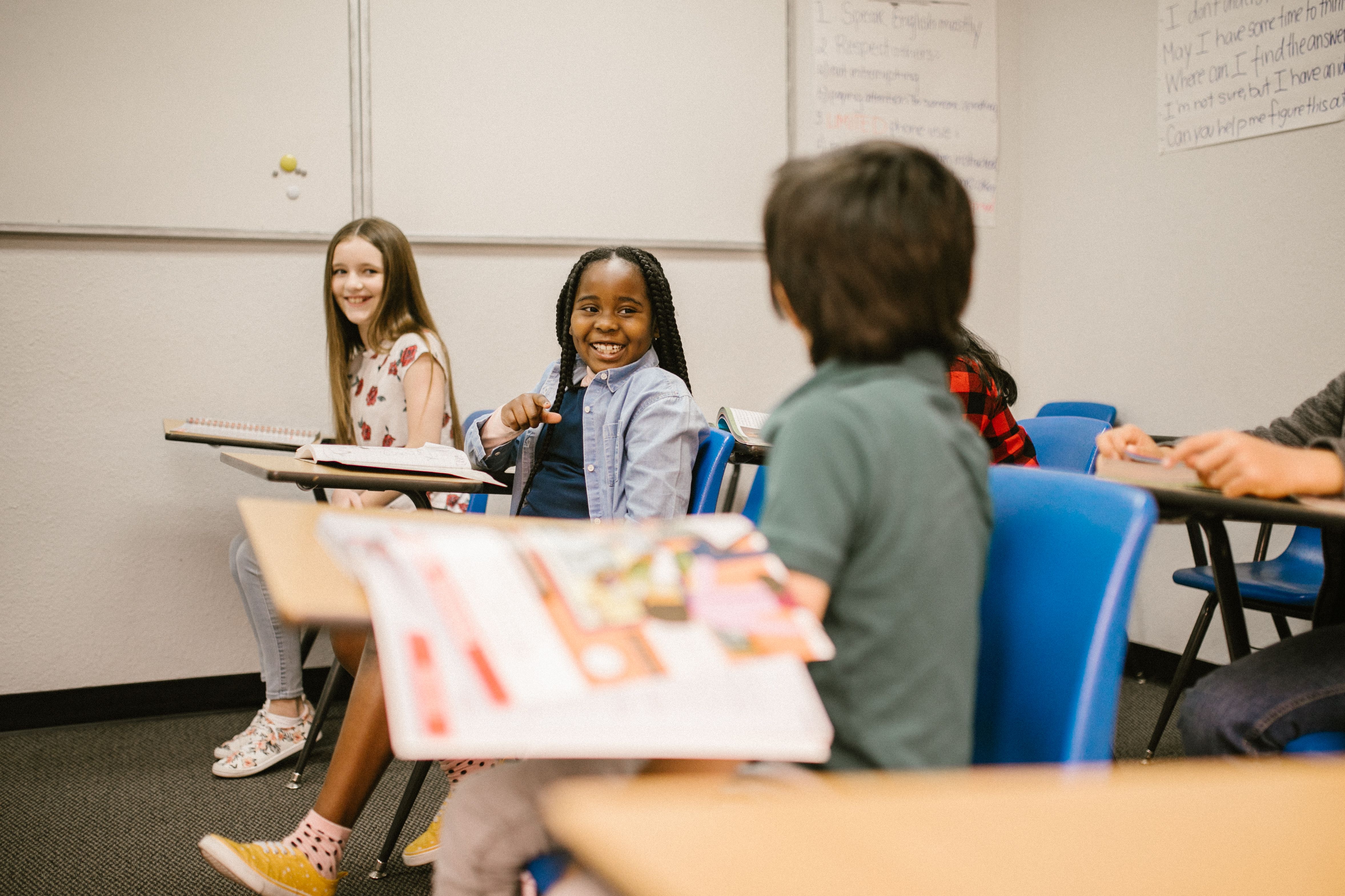 Students learning together